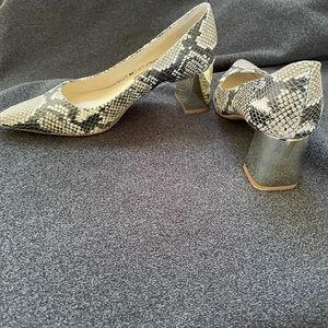 Sophia Webster pump with 2 inch block heel.